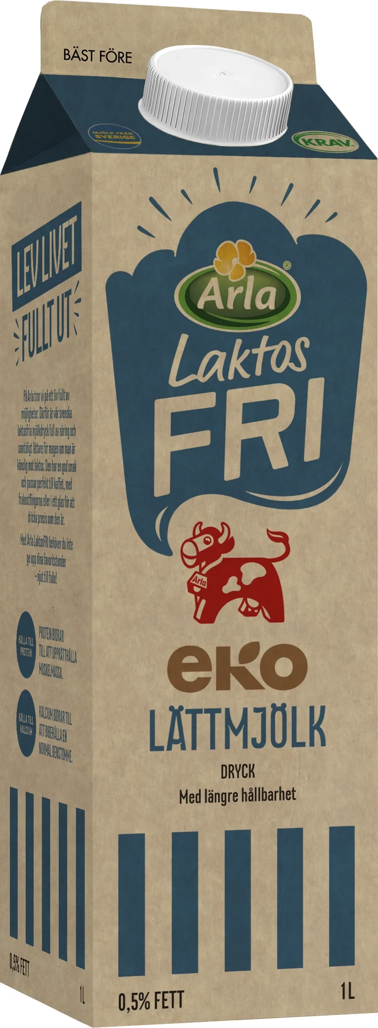 Laktosfri eko lättmjölkdryck 0.5%