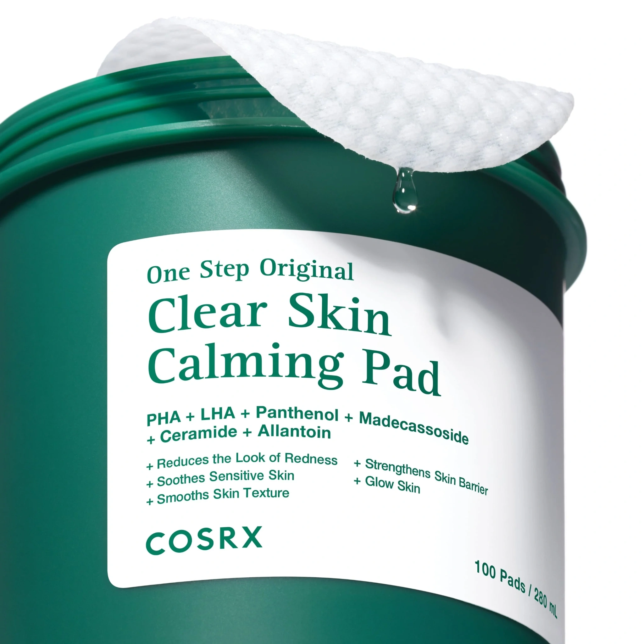 COSRX One Step Original Clear Skin Calming Pad, 100 stk.