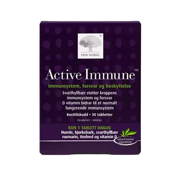 Active Immune Kosttilskudd - 30 tabl.