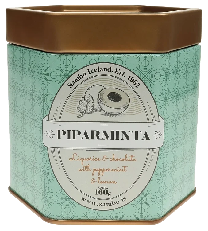 Piparmint white chocolate w/peppermint & lime flavor   160g