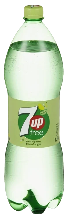 7up Free 1,5l flaske