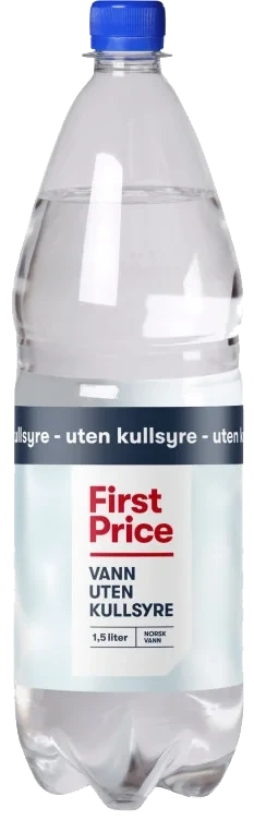 Vann u/kullsyre 1,5l First Price
