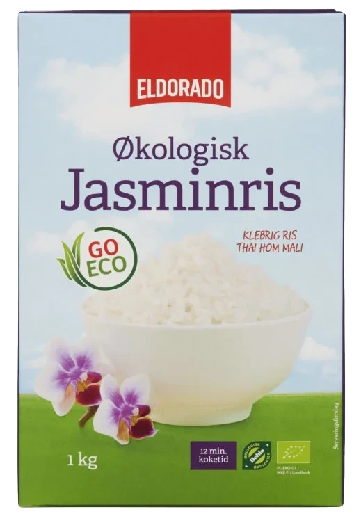 Jasminris Økologisk 1kg Eldorado
