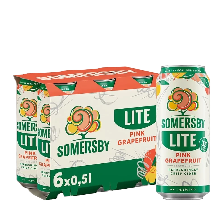 Somersby Lite Pink Grapefruit 6x0,5l boks