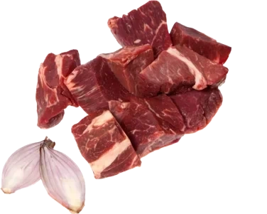 Kuraas Oksesmåstek benfri kg