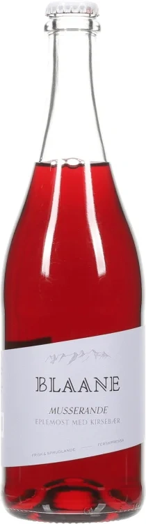 Eplemost Blaane Musserende m/Kirsebær 750ml Åkre