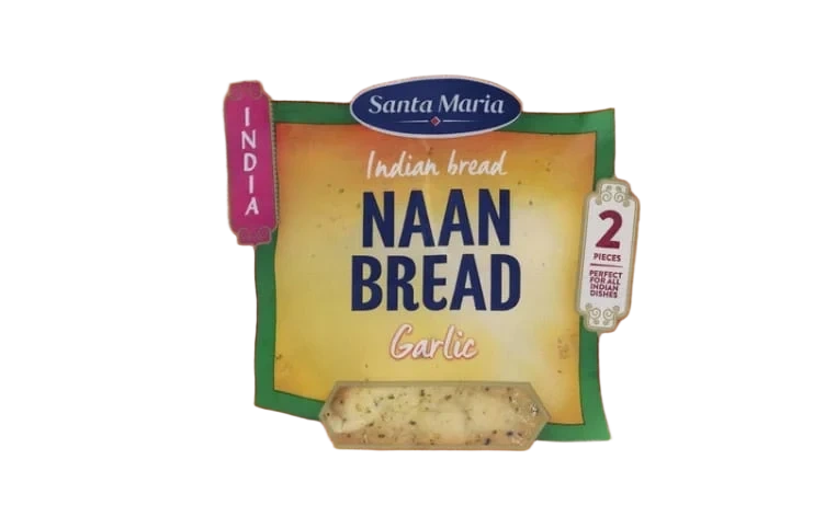 Naan Bread Garlic 260g St.Maria