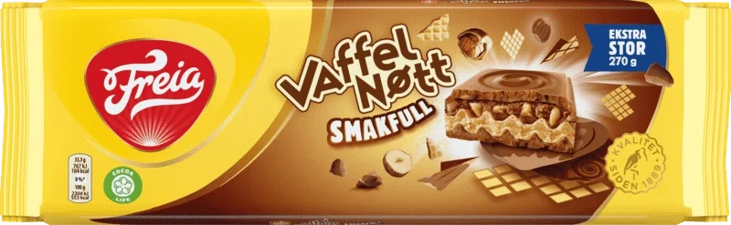 Smakfull vaffelnøtt  270g