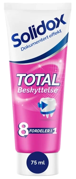 Solidox Tannkrem Totalbeskyttelse 75ml