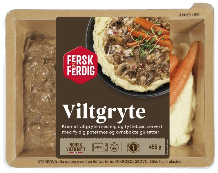 Viltgryte m/Potetmos 455g Fersk&Ferdig
