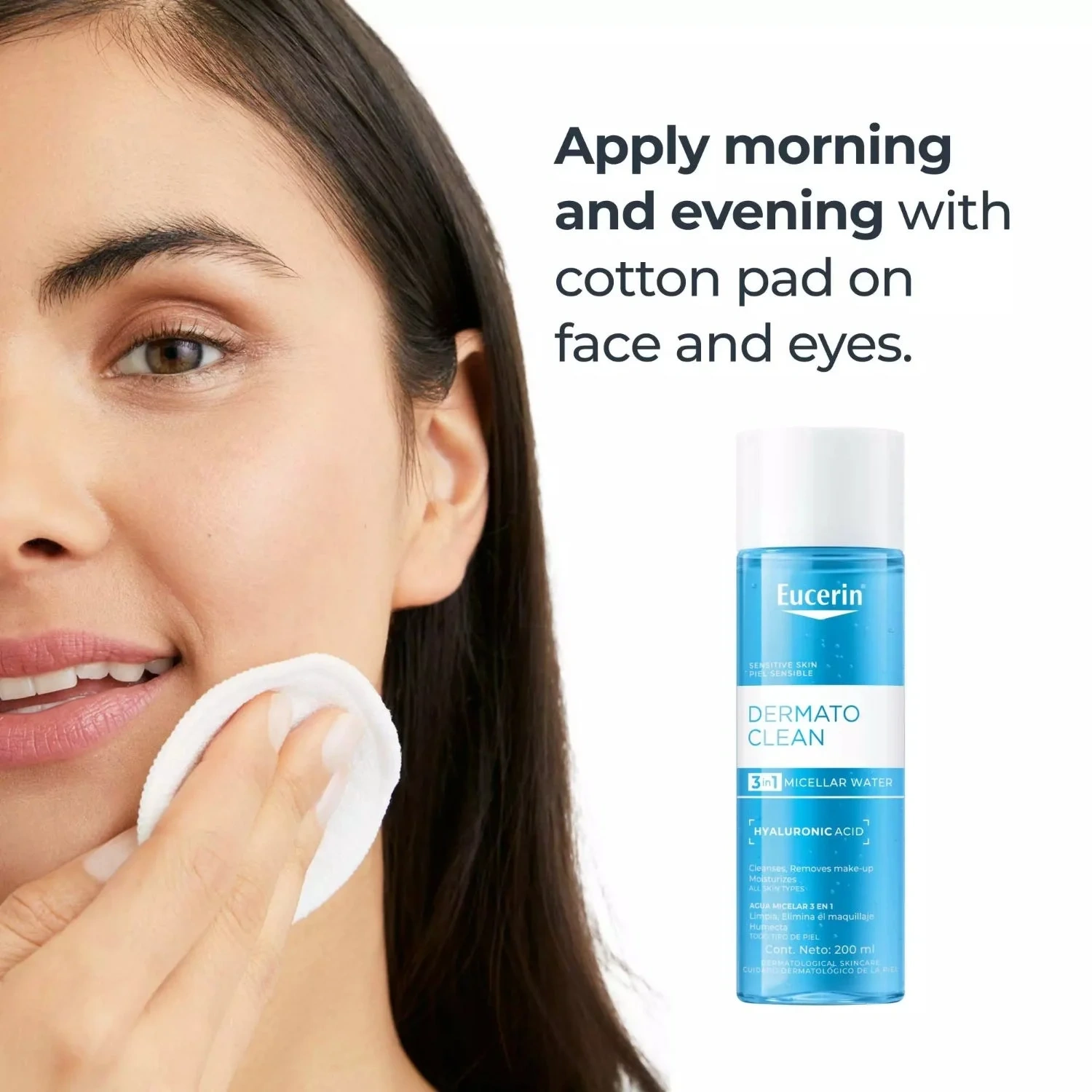 Eucerin DermatoClean Micellar Water 3in1 200 ml