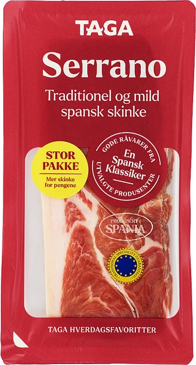 Taga Serranoskinke 180g
