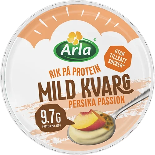 Mild kvarg persika / passion 0.2%