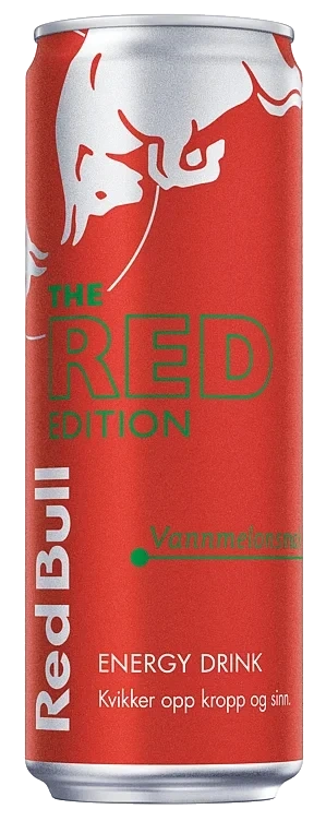 Red bull energidrikk red edition vannmelonsmak 24x473ml