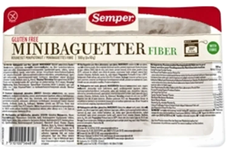 Fiberbaguetter glutenfri 300g Semper