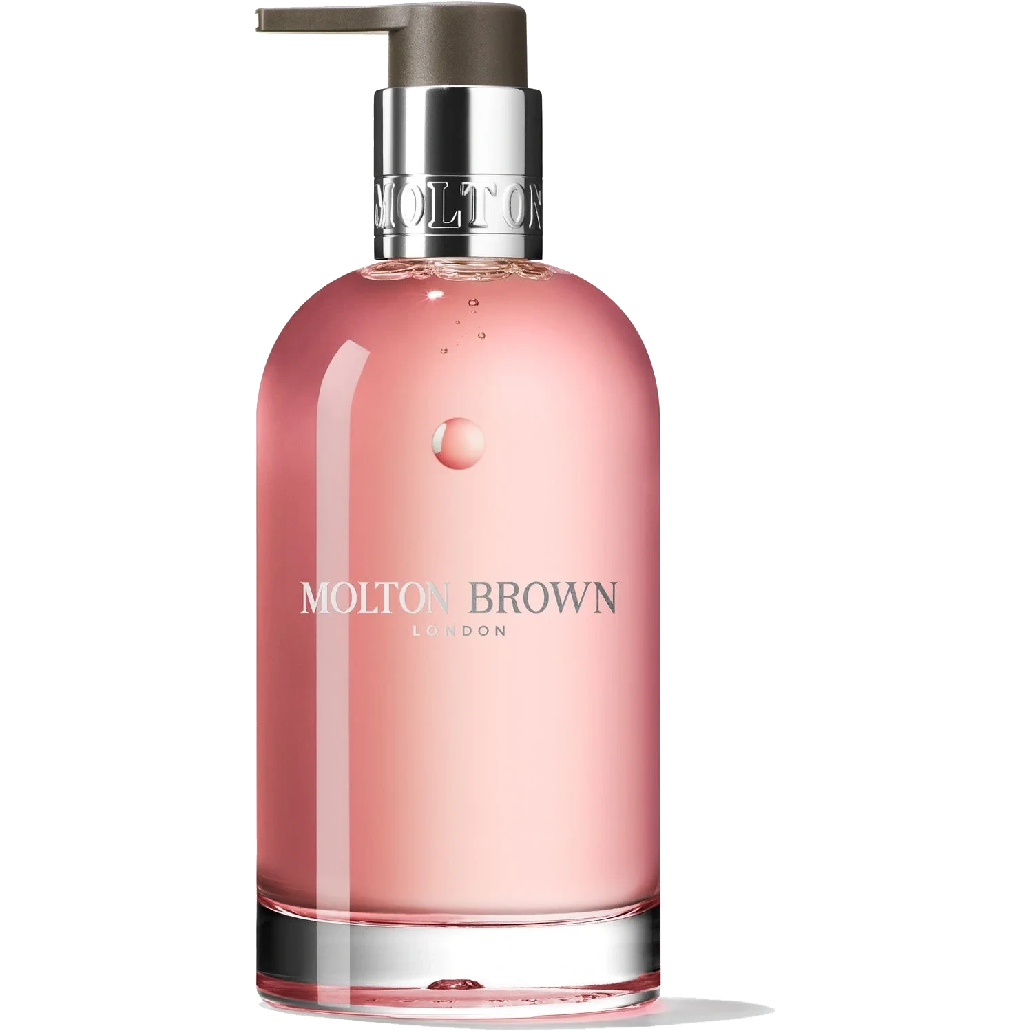 Molton Brown Delicious Rhubarb & Rose Fine Liquid Hand Wash Glass Bottle