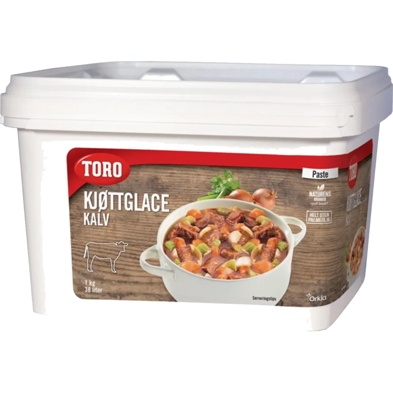 Kjøttglace Kalv-Lys Pastøs 37l 1kg