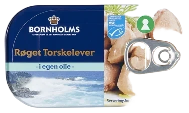 Torskelever røkt i egen olje 120g