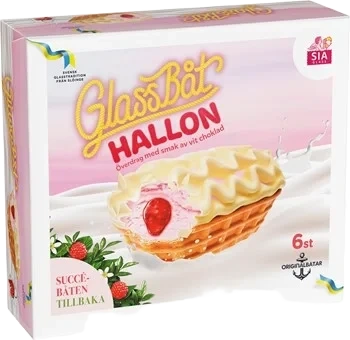 Glassbåt Hallon