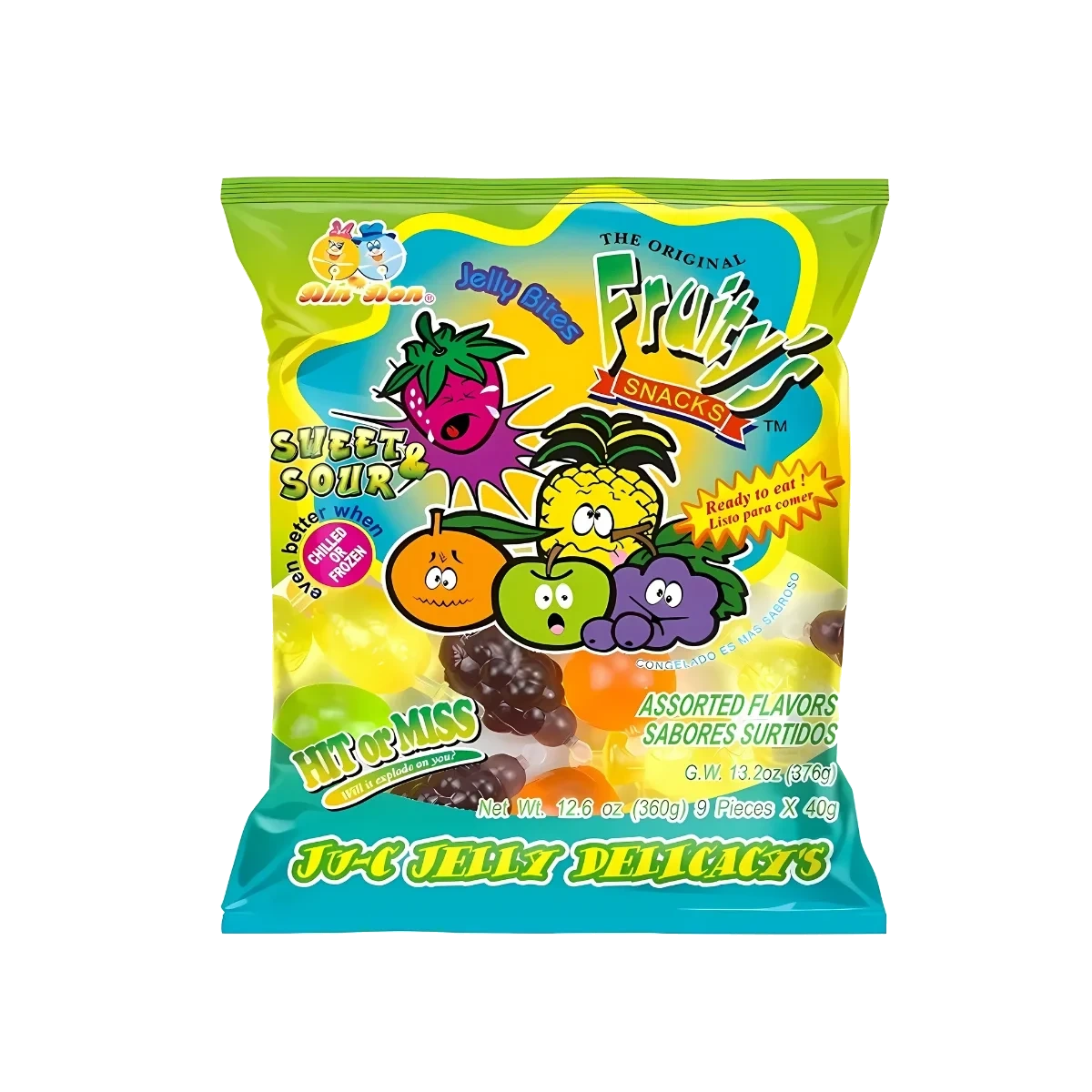 JU-C Assorted sweet & Sour Jelly 376 g