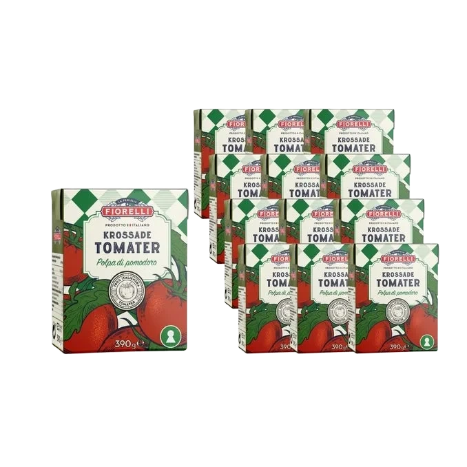 Krossade Tomater 12-pack