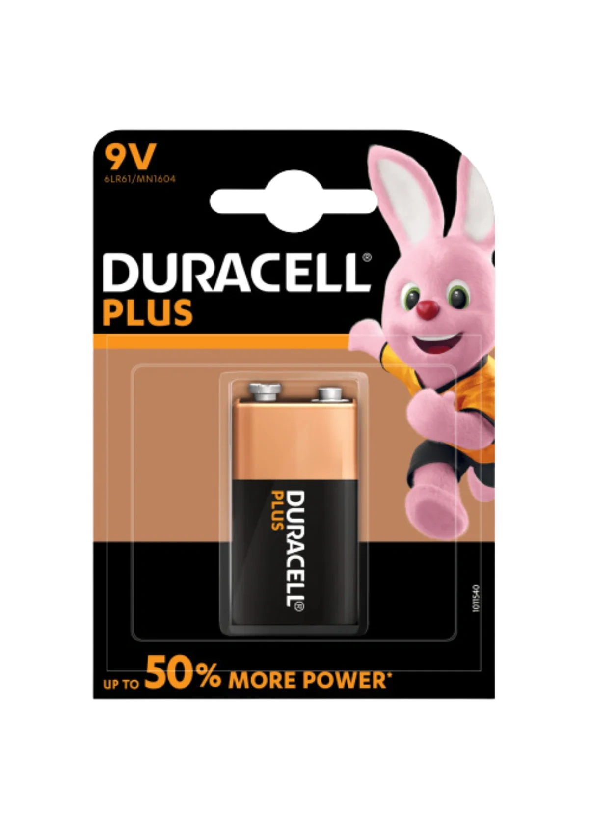 Duracell Plus 9v Alkalisk Batteri Svanen 1pk