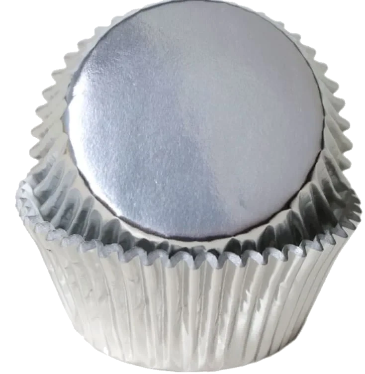 Muffinsformer Standard Sølv 45stk Cacas
