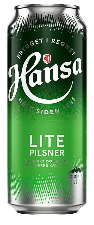 Hansa Pilsner Lite 0,5l boks