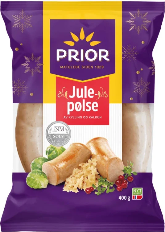 Julepølse Kylling/Kalkun 400g