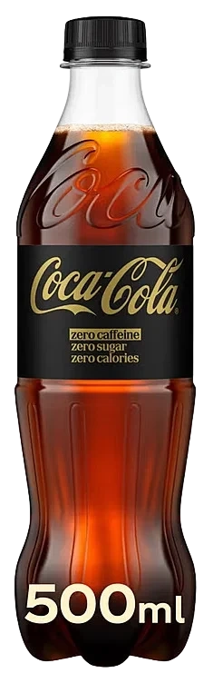 Coca-cola uten sukker koffeinfri pet  24x0,5l