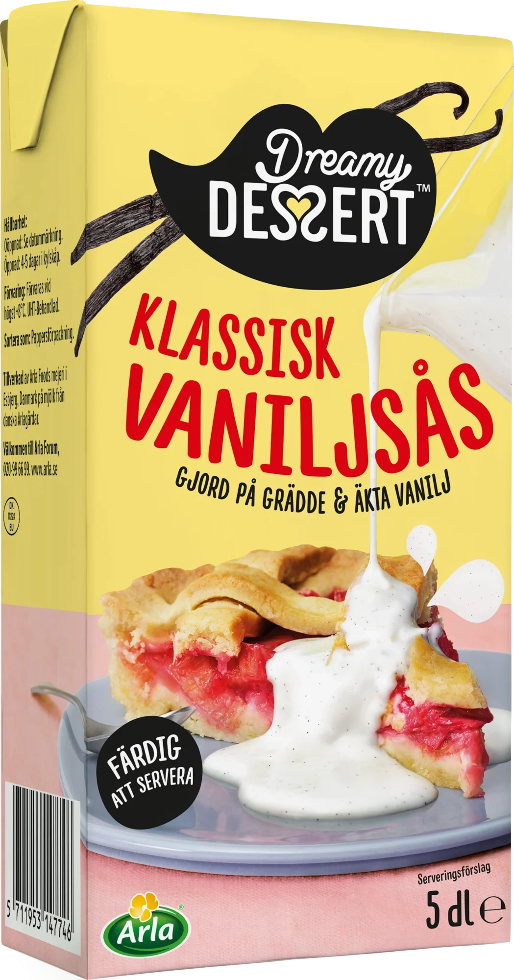 Klassisk vaniljsås