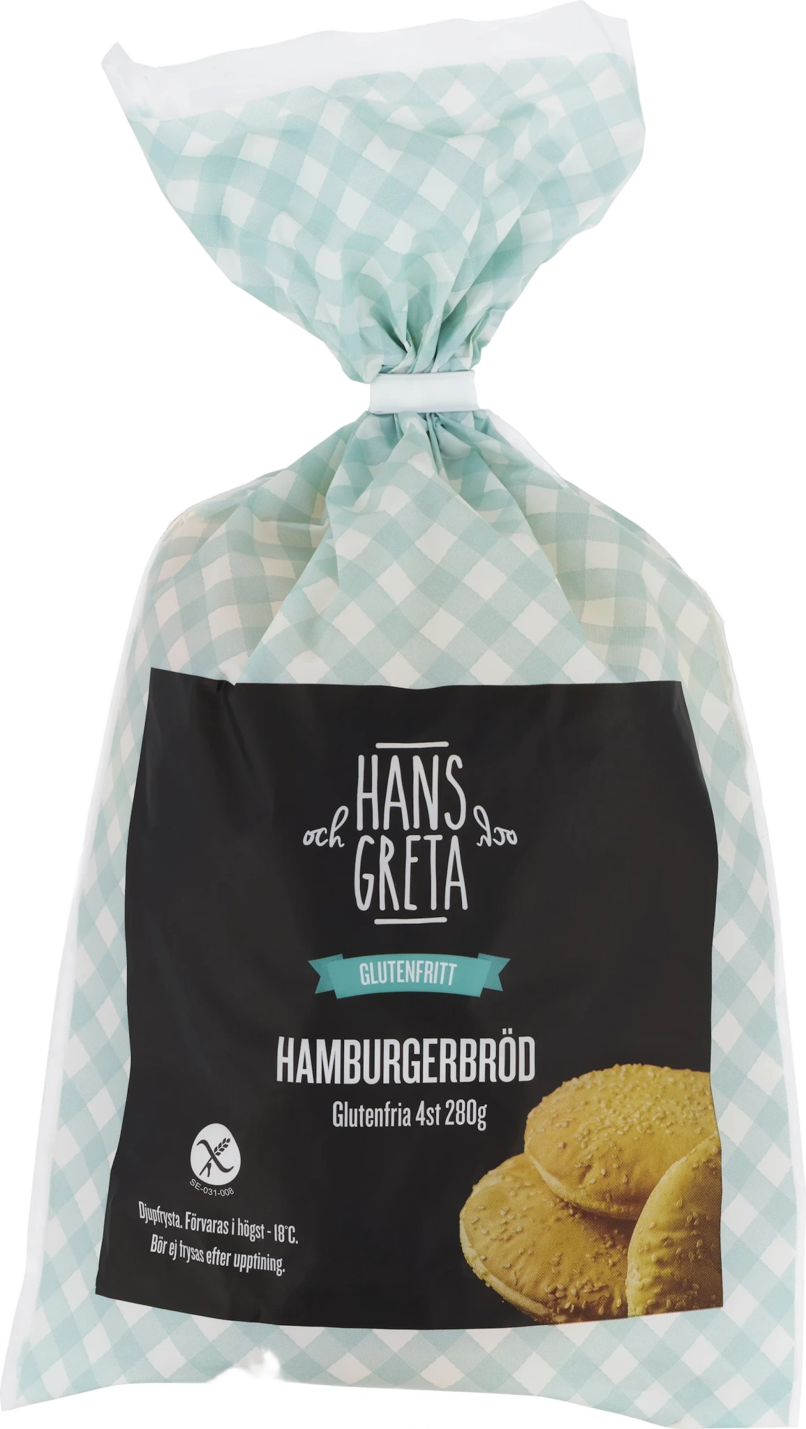 GF Hamburgerbröd 4-p