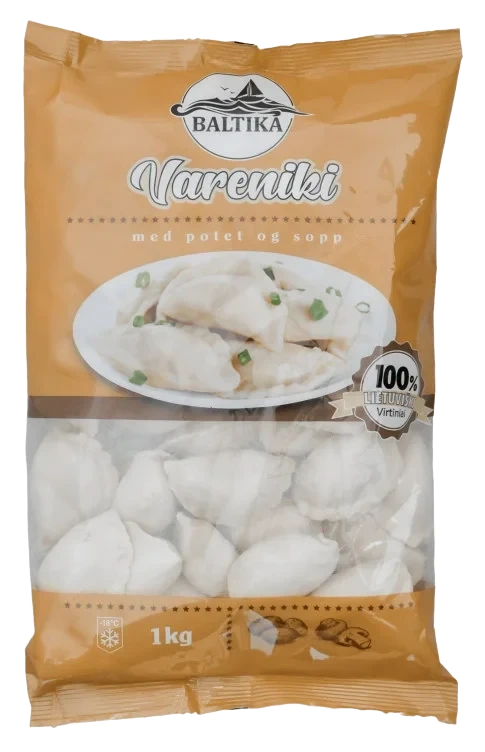 Vareniki med Potet og Sopp 1000g