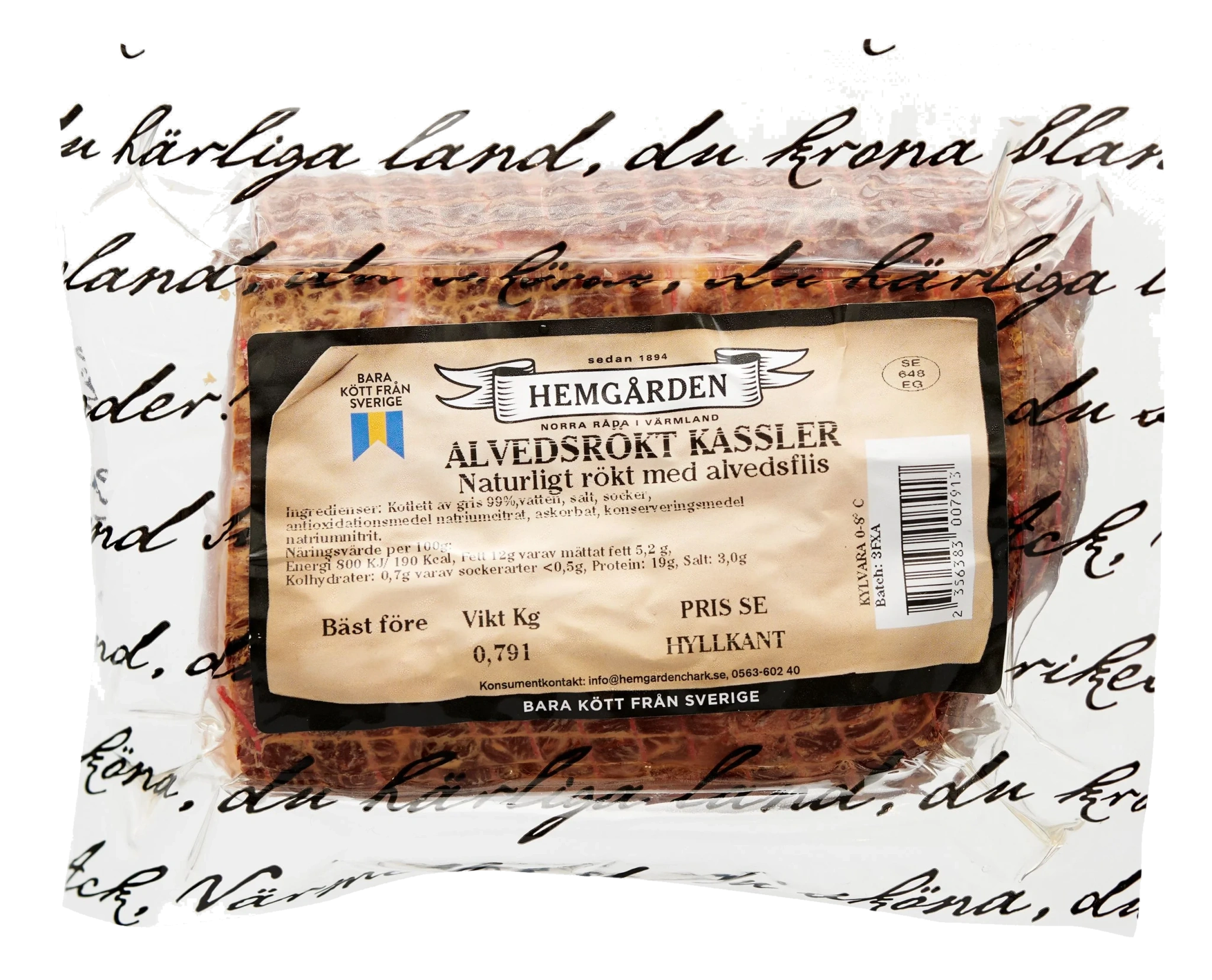Alvedsrökt Kassler