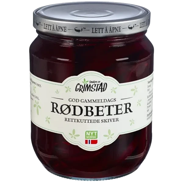 Rødbeter God Gammeldags 550g Grimstad