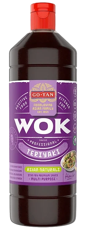 Go-tan Woksaus Teriyaki 6x1 l