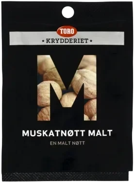 Muskatnøtt Malt 10g TORO