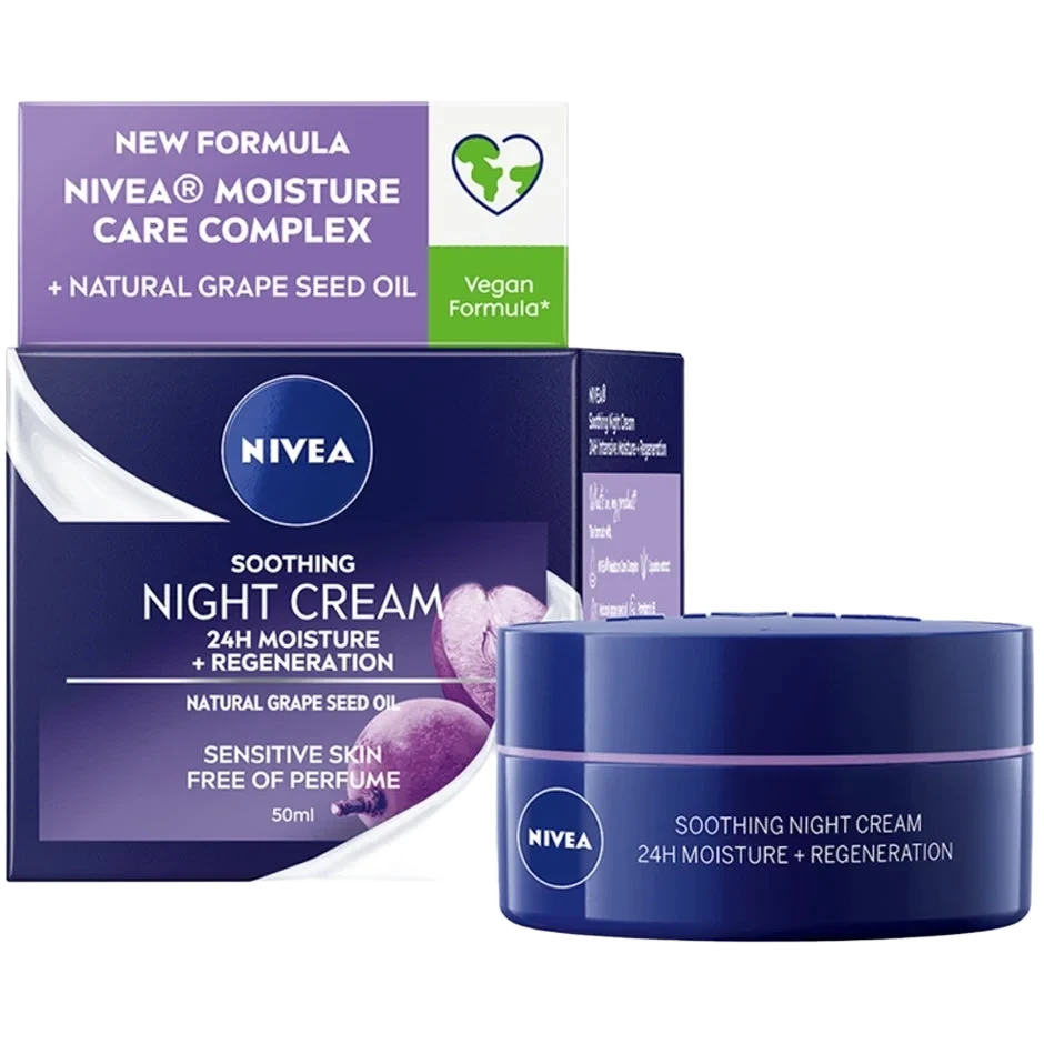 Nivea Sensitive Soothing Night Cream, 50ml