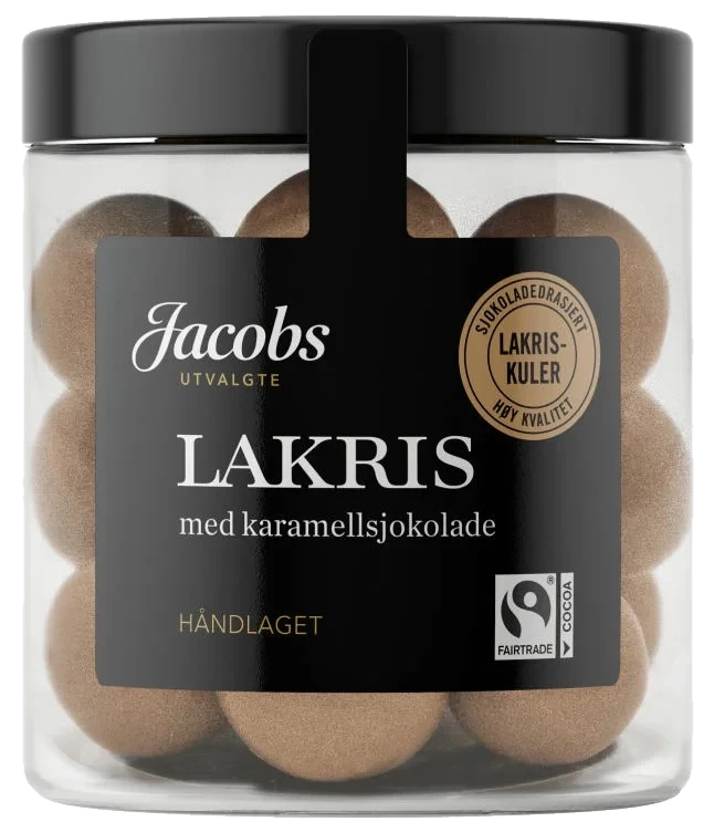 Lakriskuler m/karamell 150g Jacobs Utvalgte
