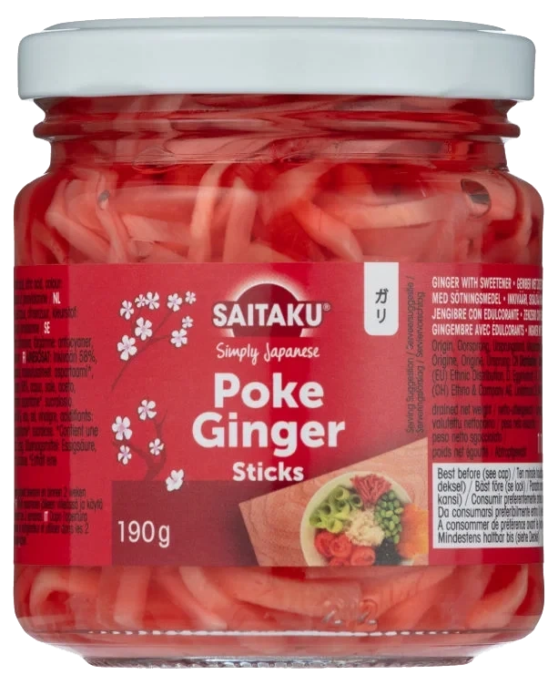 Poke Ingefær Sticks 190g Saitaku