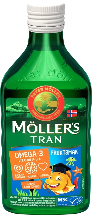 Möller's Tran 250ml Fruktsmak