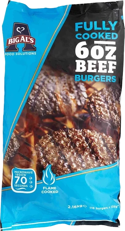 Flammegrillet burger t 32x135g månedspris