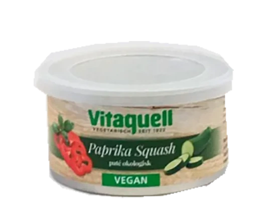 Vitaquell Pate Paprika/Squash 125g