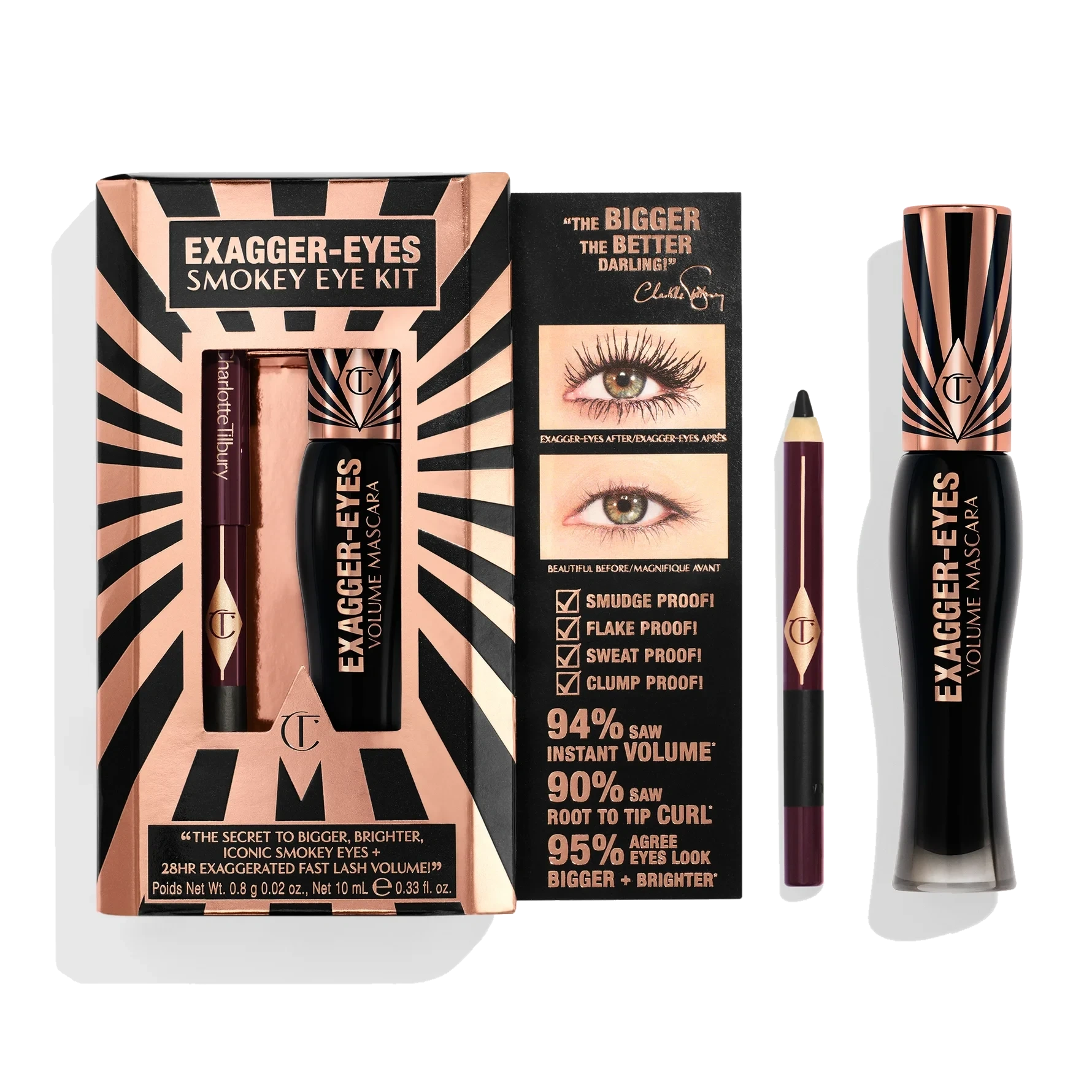 Charlotte Tilbury Exagger-Eyes Smokey Eye Kit Gift Box