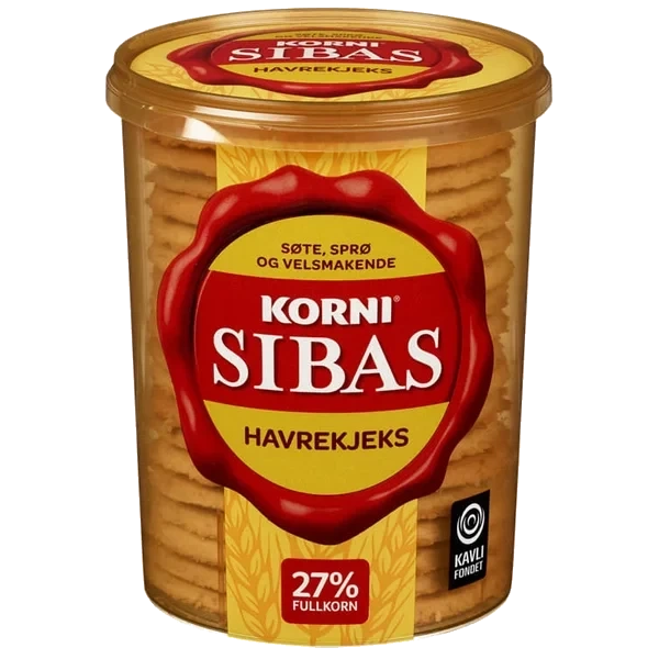 Sibas Havrekjeks 290g Kavli