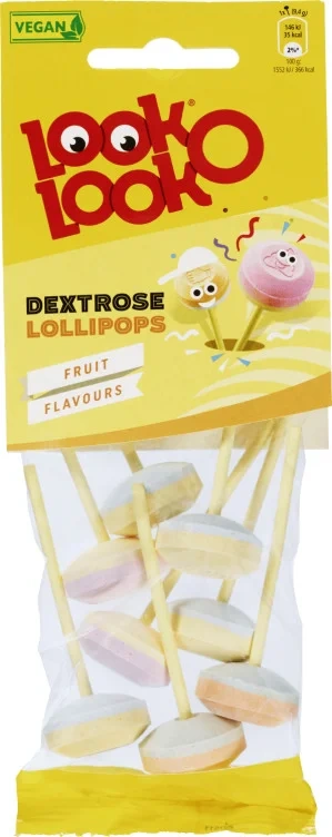 Lollipops Dextrose 70g Look-O-Look