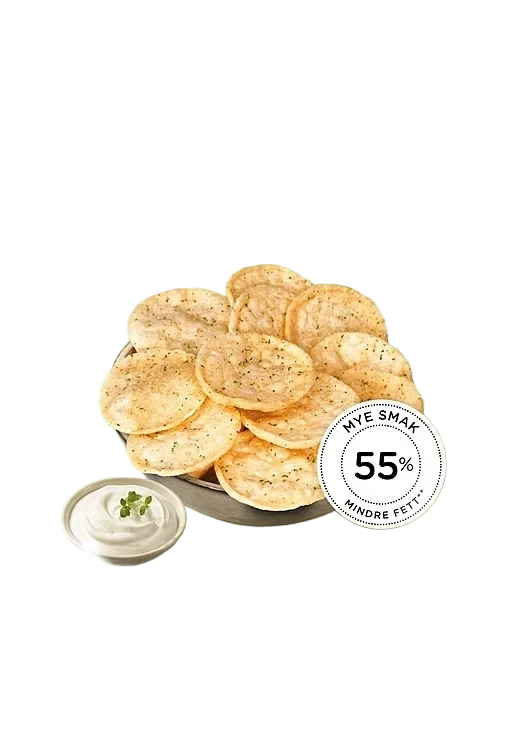 Poppa Chips Rømme&Urter 80g