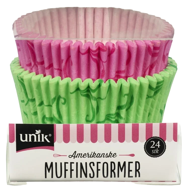 Muffinsformer Amerikanske 24stk Unik