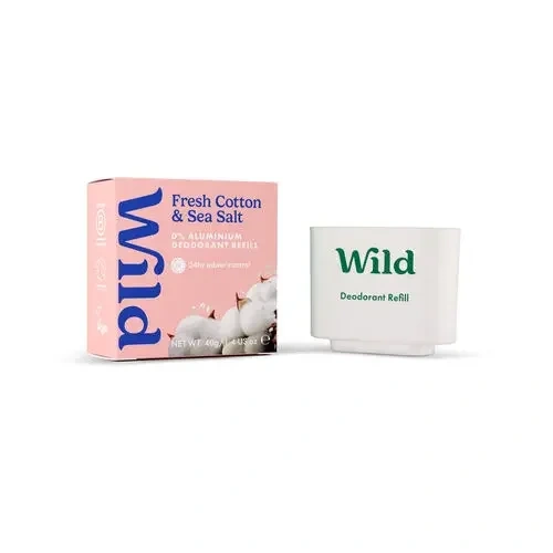 Wild Deo Cotton & Sea Salt Refill, 40 g