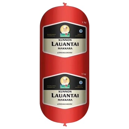 Lördagskorv rak, kokt